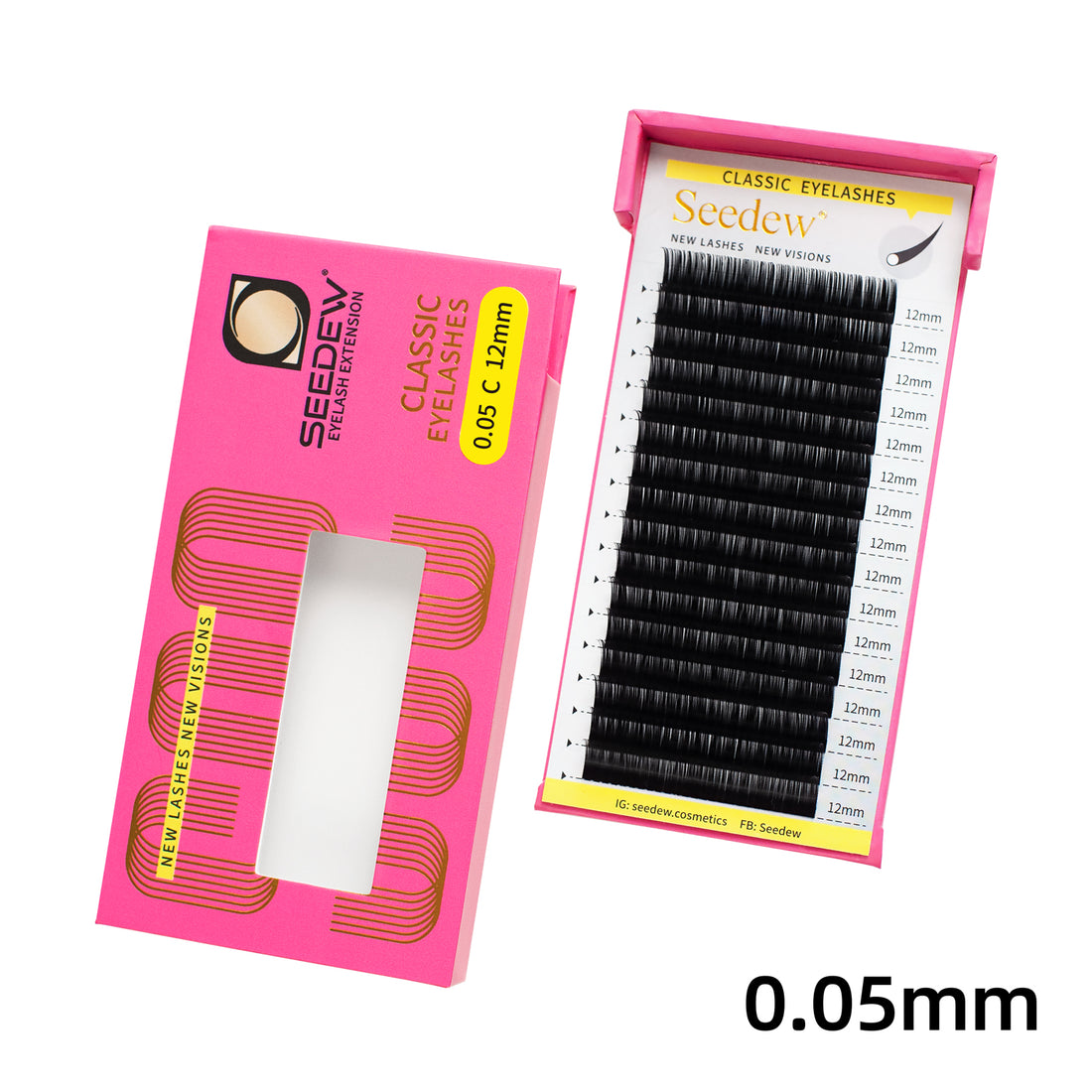 0.05mm Classic Eyelash Extensions