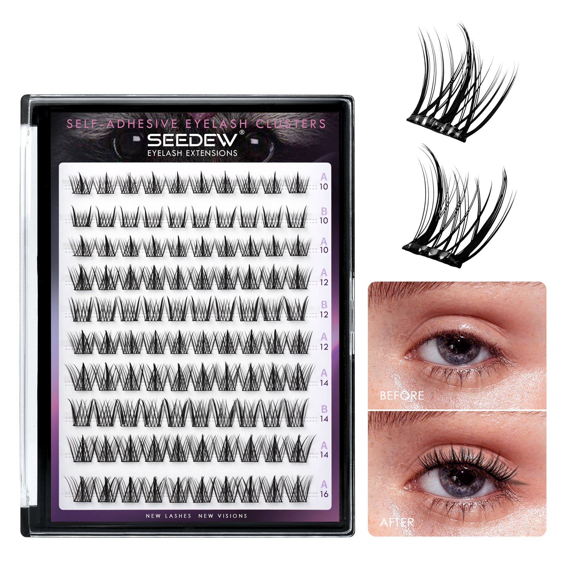 Pop-On Eyelashes - Bare Beauty(ABA)