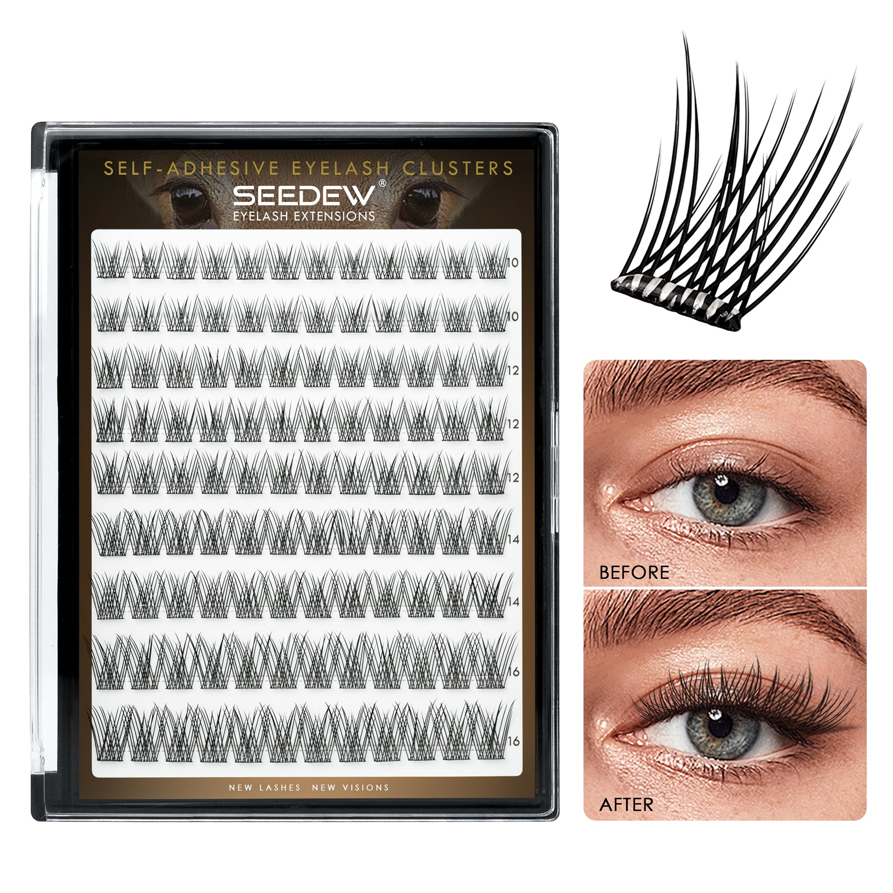 Pop-On Eyelashes - Natural Charm