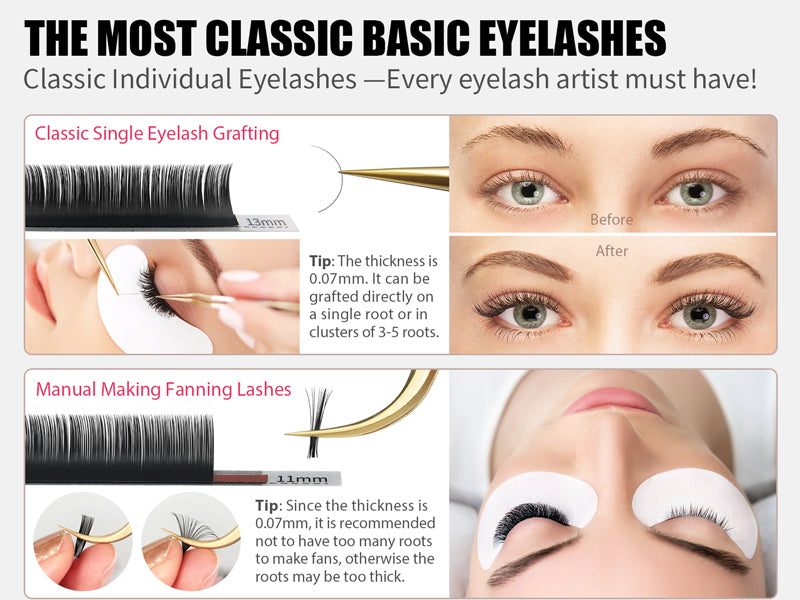 Individual Classic Eyelashes PRO