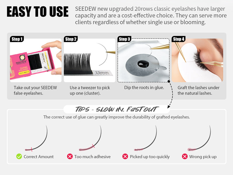 Individual Classic Eyelashes PRO