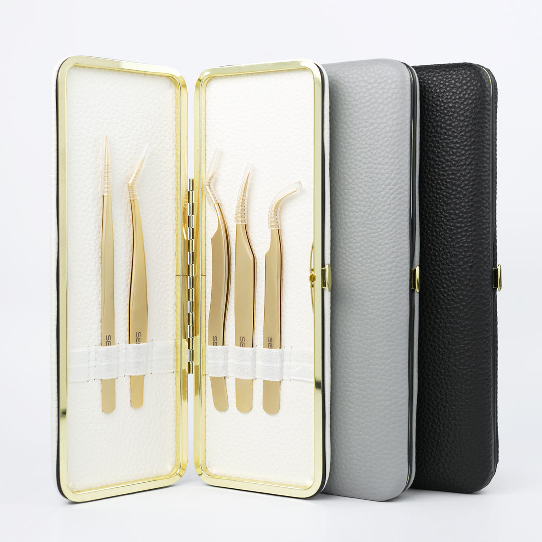 Professional Tweezers Set(L) 5Pcs/set for Eyelash Extensions