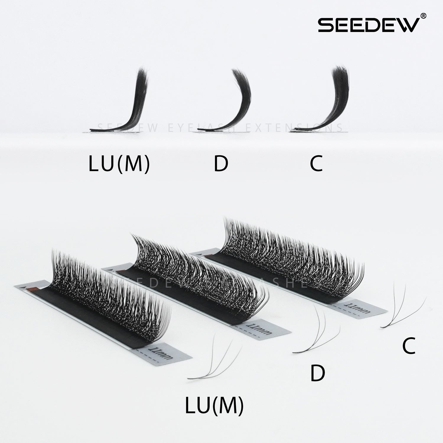 W-shape 3D Premade Fans Eyelash Extensions