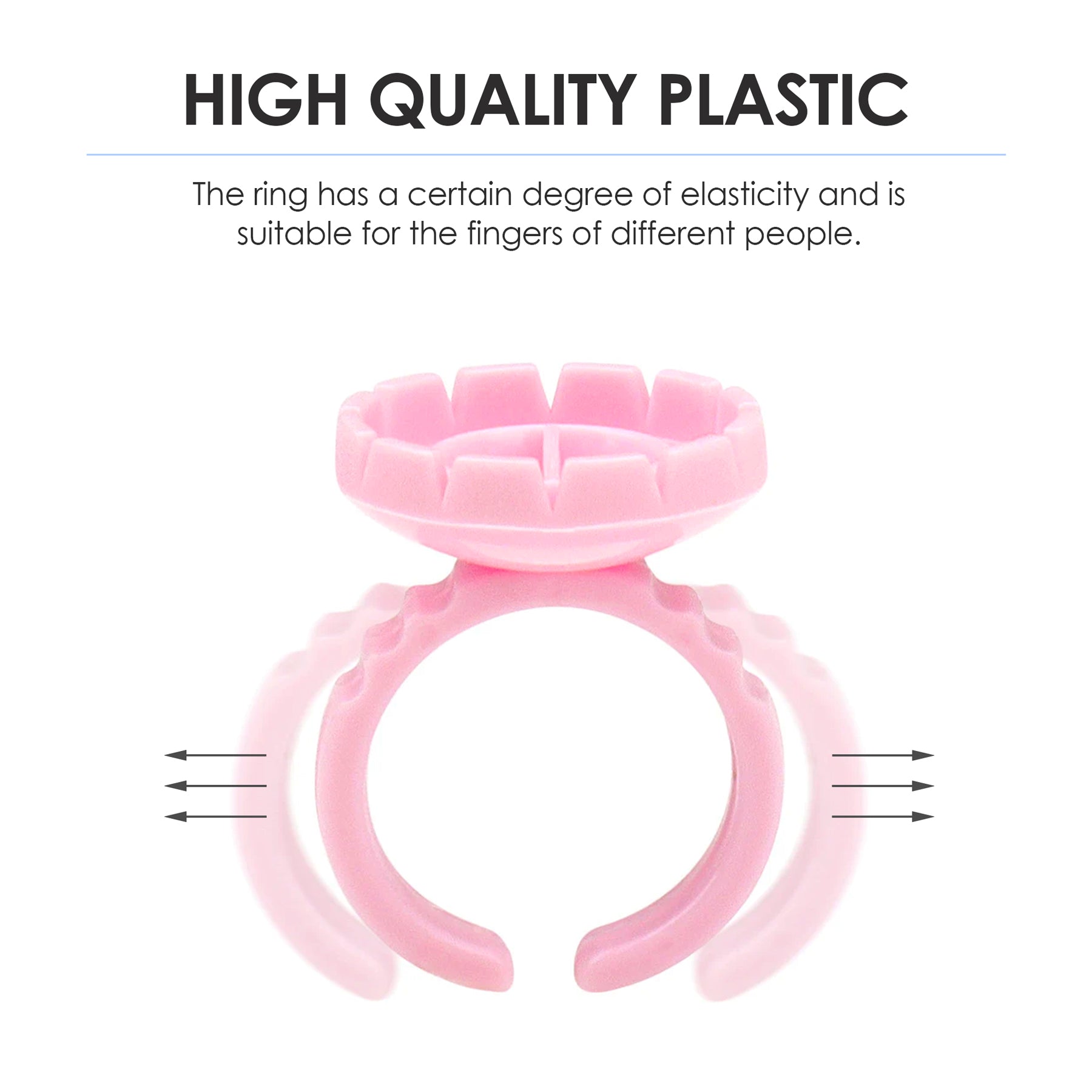 Eyelash Glue Cup Rings 100pcs/pack