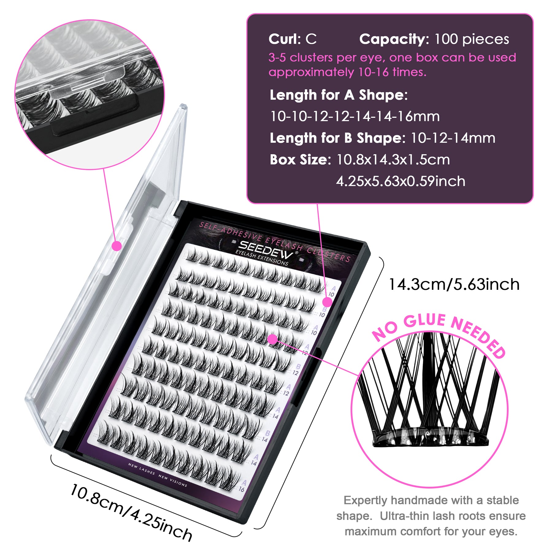 Pop-On Eyelashes - Bare Beauty(ABA)