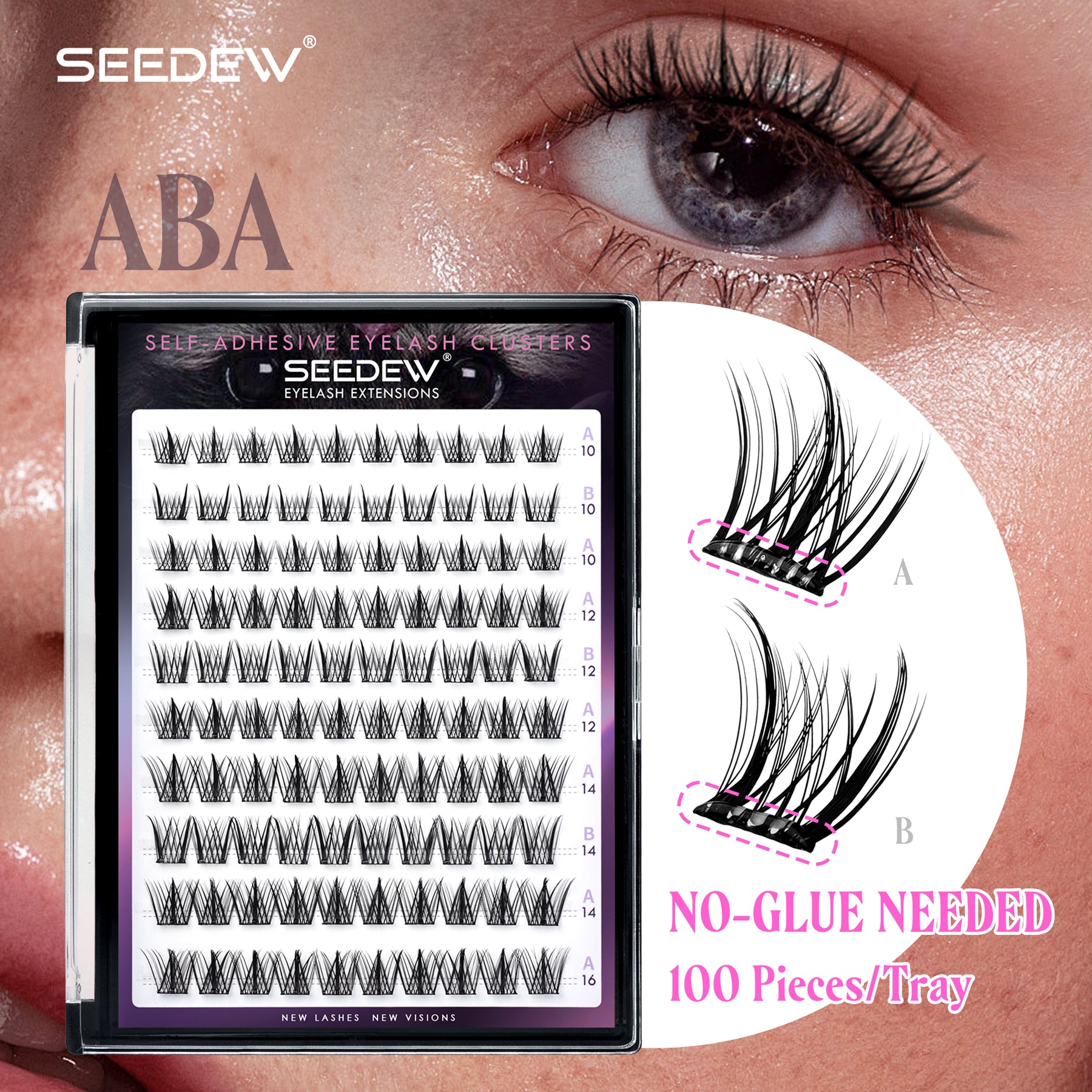 Pop-On Eyelashes - Bare Beauty(ABA)