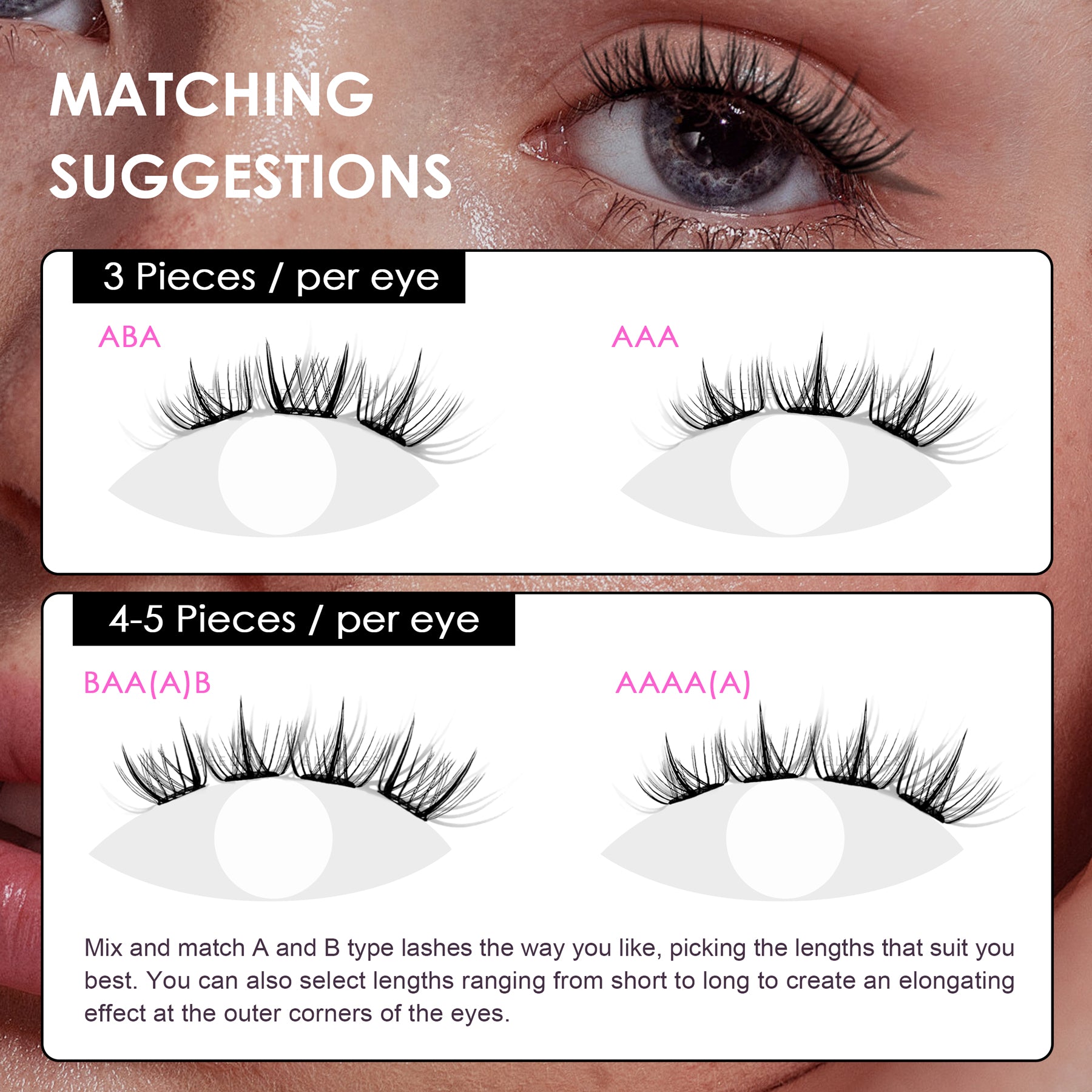 Pop-On Eyelashes - Bare Beauty(ABA)