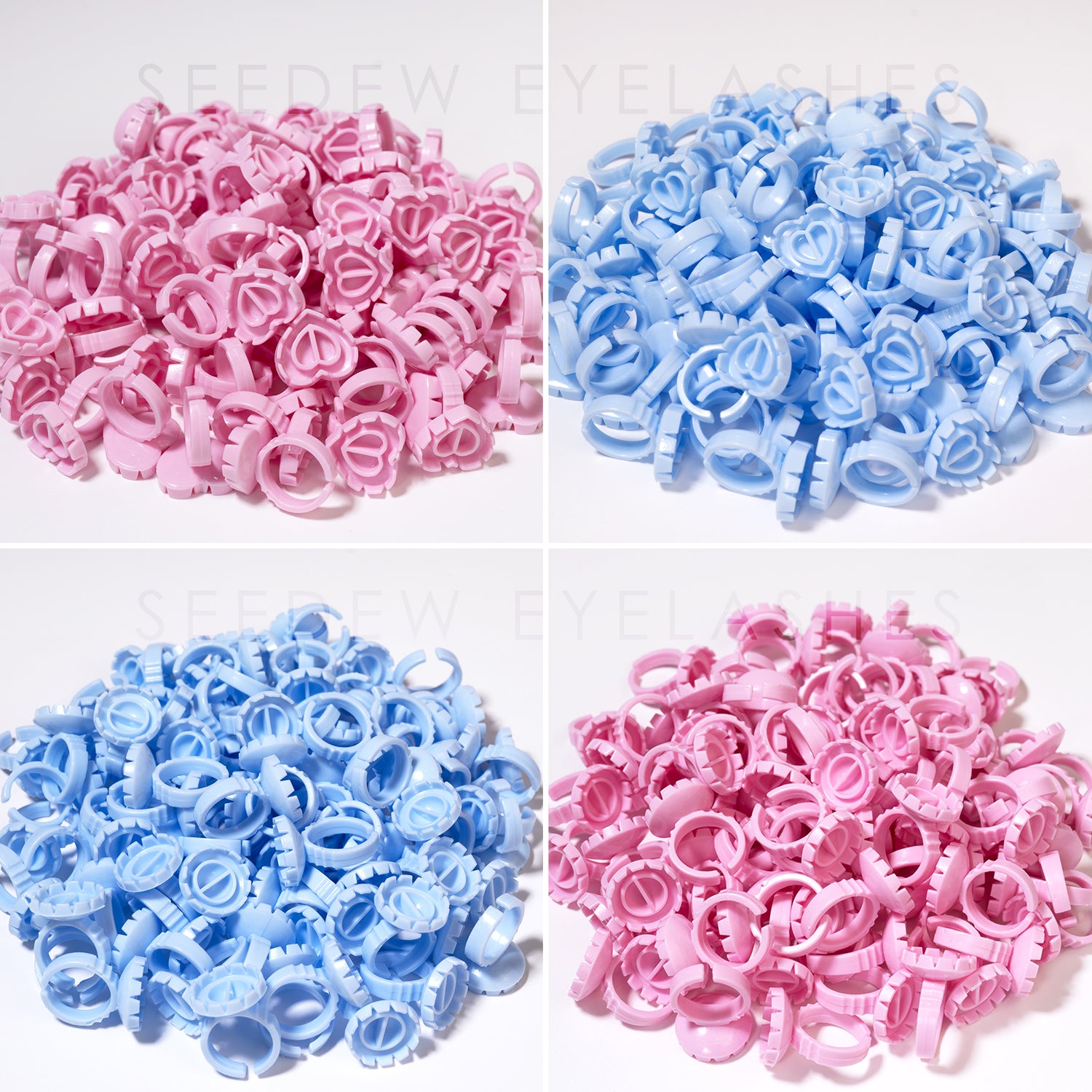 Eyelash Glue Cup Rings 100pcs/pack