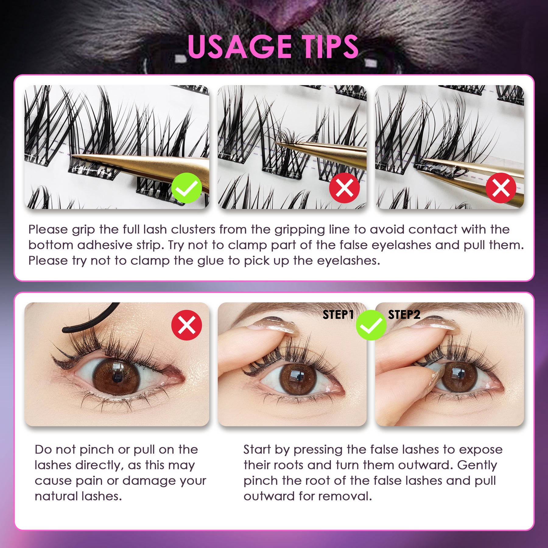 Pop-On Eyelashes - Bare Beauty(ABA)