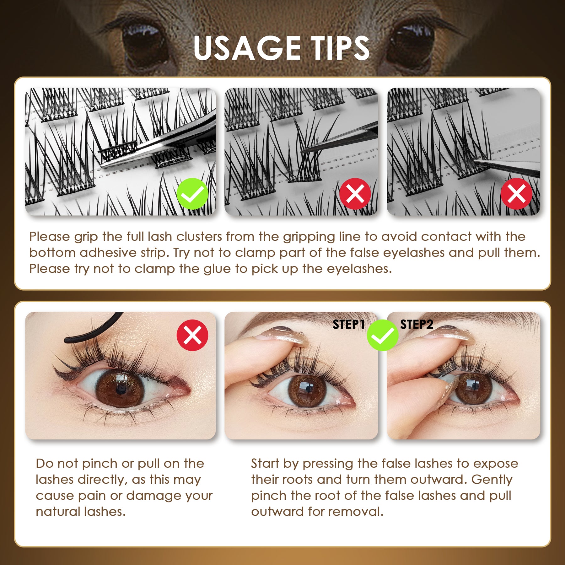 Pop-On Eyelashes - Natural Charm