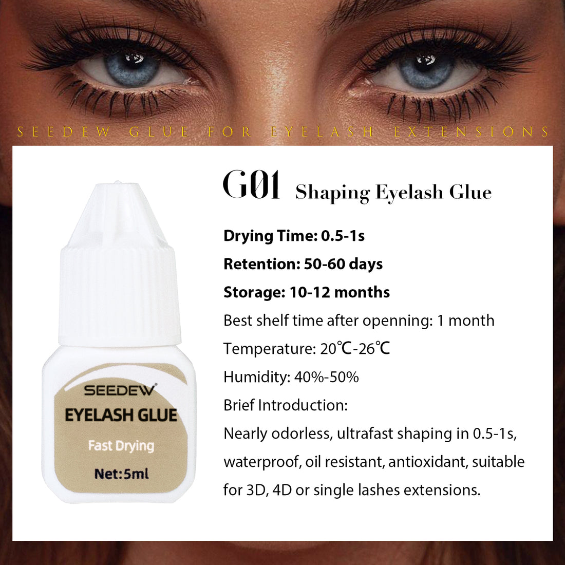 G01 Shaping Eyelash Glue 5ml